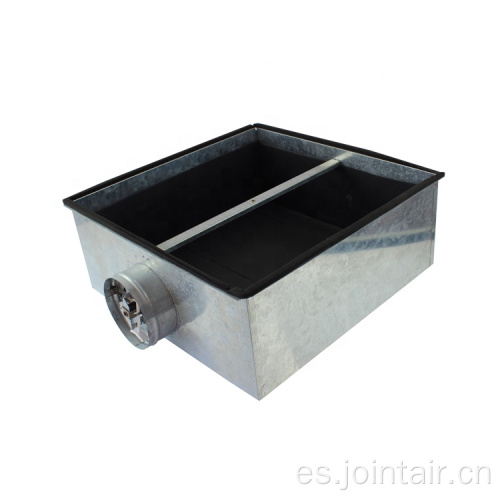 Caja de pleno de acero galvanizado de transición de HVAC